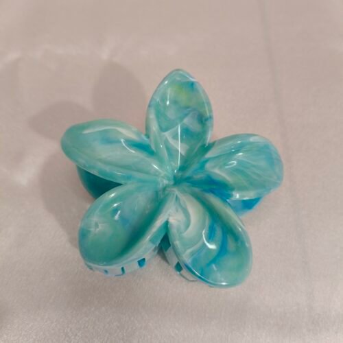 HAIR CLAW TROPICAL BLUE
