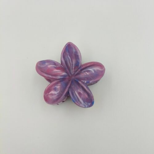 HAIR CLAW MARBLE PURPLE